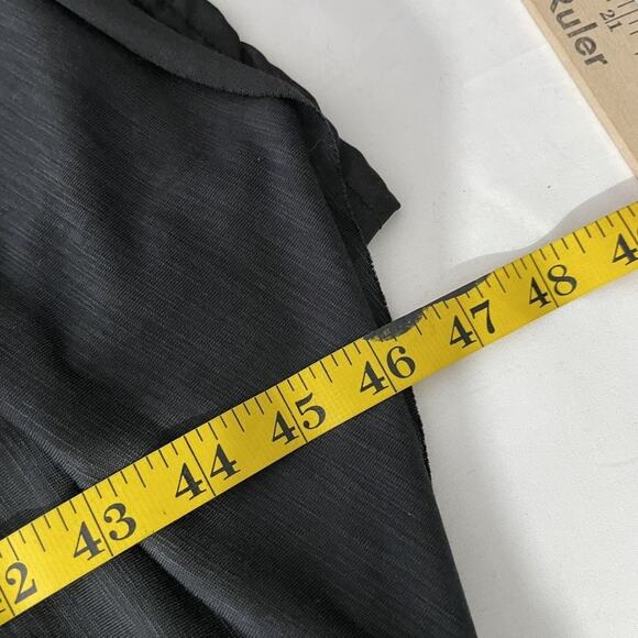 Soft Surroundings Dress Womens Petite Medium Maxi Ruffle Off Shoulder Modal NEW - Picture 8 of 8